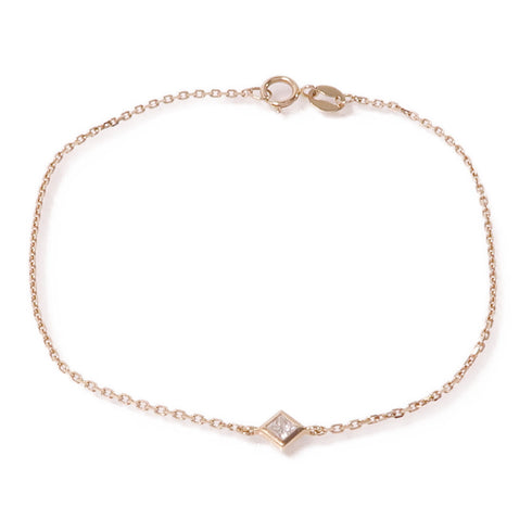 JEWELRY Diamond Bracelet 18K Pink Gold v1