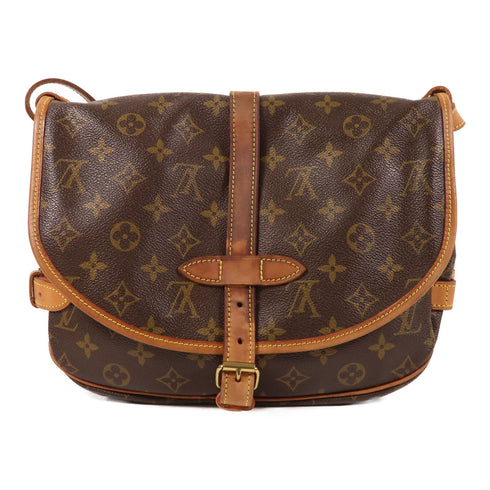 LOUIS VUITTON LV GHW Saumer 30 Shoulder Bag M42256 Monogram Brown