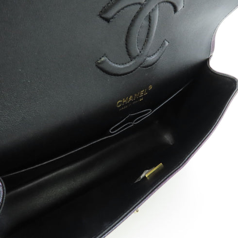 CHANEL Quilted CC GHW Classic 25 Chain Shoulder Bag A01113 Lambskin Purple