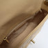 CHANEL Quilted CC GHW Coin Chain Flap Shoulder Bag Lambskin Leather Beige