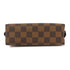 LOUIS VUITTON LV GHW Cosmetic Pouch PM Clutch N47516 Damier Ebene Brown