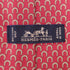 HERMES Tie Ties Silk Pink