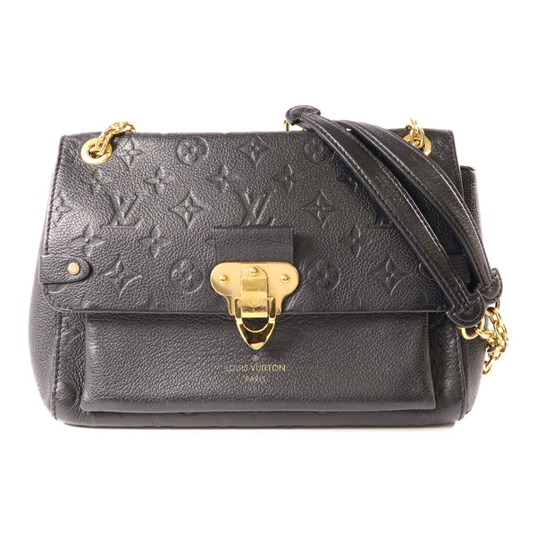 LOUIS VUITTON LV GHW Vavin Chain Shoulder Bag M44151 Monogram Empreinte Black