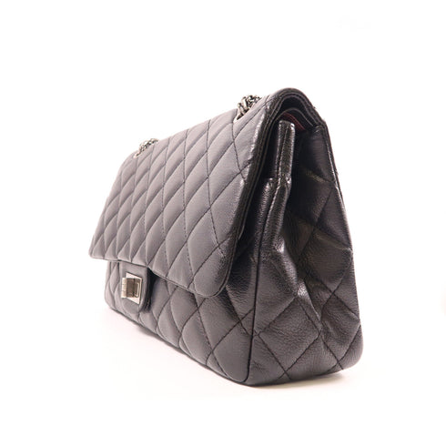 CHANEL CC SHW 2.55 Chain Shoulder Bag Calfkin Leather