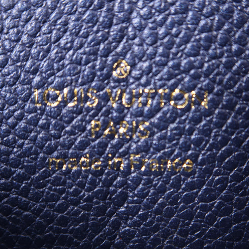 LOUIS VUITTON LV GHW Zippy Long Wallet M61864 Monogram Empreinte Blue