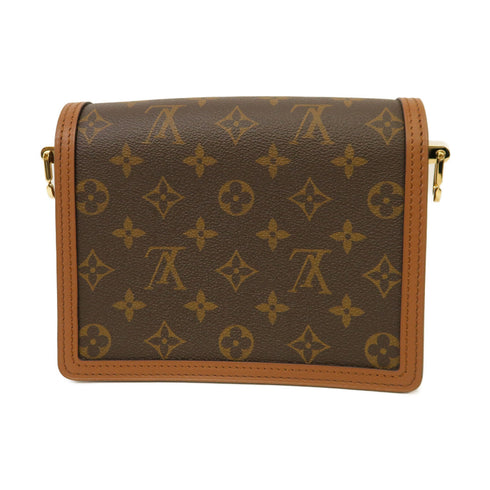 LOUIS VUITTON LV GHW Mini Dauphine Shoulder Bag M45959 Monogram Reverse Brown v3