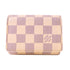 LOUIS VUITTON LV Azur Card Case Damier White