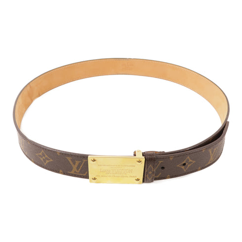 LOUIS VUITTON LV GHW Ceinture Belt M9812T Monogram Brown