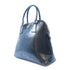 PRADA GHW North South Dome 2 Way Bag BL0909 Saffiano Vernice Navy