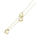 TIFFANY&CO Open Heart Necklace 18K Yellow Gold