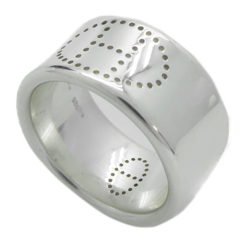 HERMES Eclipse Ruban Ring 925 Sterling Silver US#7