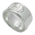 HERMES Eclipse Ruban Ring 925 Sterling Silver US#7