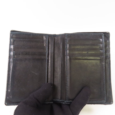 GUCCI GG Wallet 146227 Calfskin Leather Black