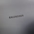 BALENCIAGA SHW 2 Way Shoulder Bag 592833 Calfskin Leather Grey