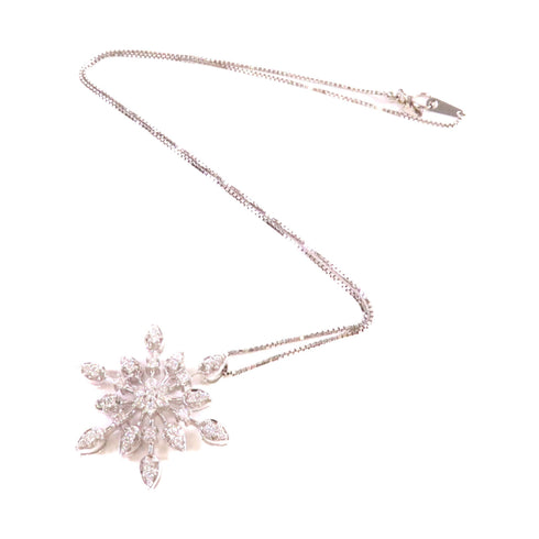 FINE JEWELRY 1.00ct Diamond Necklace 18K White Gold