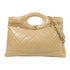 CHANEL Quilted CC GHW C31 Shopping Bag 2 Way Bag AS4854B Lambskin Light Brown
