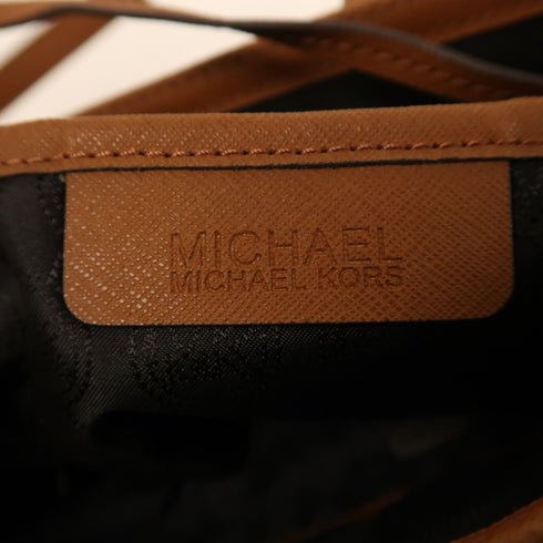 Michael Kors GHW Shoulder Bag Nylon Black/Brown