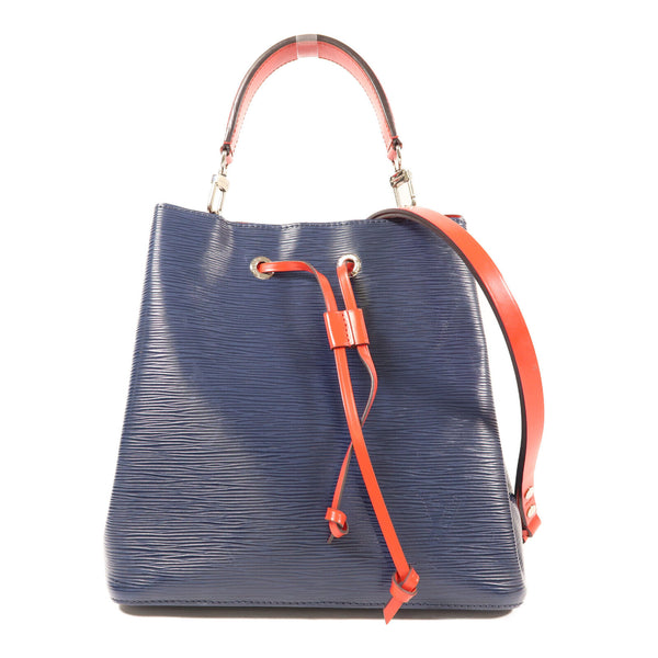 LOUIS VUITTON LV SHW NeoNoe MM 2 Way Shoulder Bag Epi M54367 Navy/Red