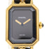 CHANEL CC Premiere Quartz Watch H0001-L Gold Plated/Leather Black v2