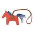 HERMES Rodeo PM Charm Vaux Swift Leather Red/Blue/Brown