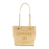 CHANEL CC GHW Classic Tote Shoulder Bag Canvas White
