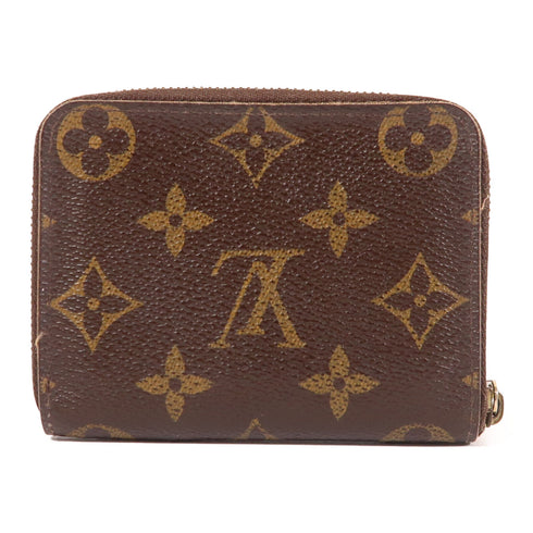 LOUIS VUITTON LV GHW Zippy Coin Purse M60067 Monogram Brown