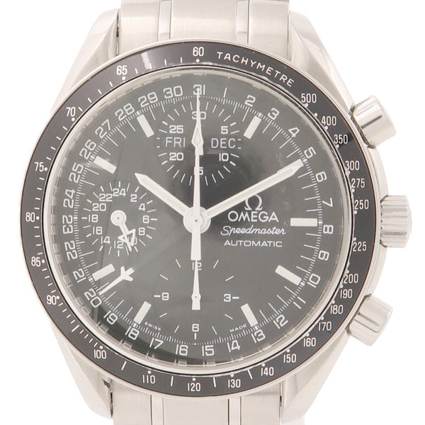 OMEGA Speedmaster Day Date Automatic Watch 35205000 Stainless Steel Black