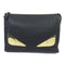 FENDI GHW Clutch Bag 7VA433 A7SR Calfskin Leather Black