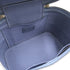Christian Dior CD SHW Vanity Case Cosmetic Bag Handbag Canvas Blue