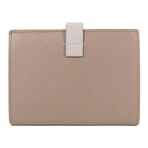 CELINE GHW Wallet Calfskin Leather Grey/Blue