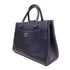 CHANEL CC SHW Neo Executive Tote 2Way Shoulder Handbag Calfskin Leather Navy
