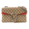 GUCCI GG SHW Dionysus Shoulder Bag 400249 Coated Canvas Brown Red