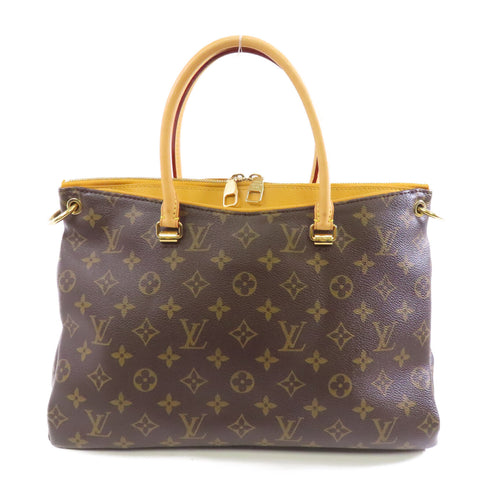 LOUIS VUITTON LV GHW Pallas MM 2 Way Shoulder Bag M40906 Monogram Brown