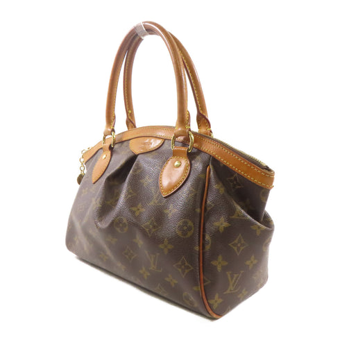LOUIS VUITTON LV GHW Tivoli PM Shoulder Handbag M40143 Monogram Brown v1