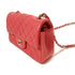 CHANEL CC SHW Mini Classic 20 Chain Shoulder Bag Lambskin Leather Pink