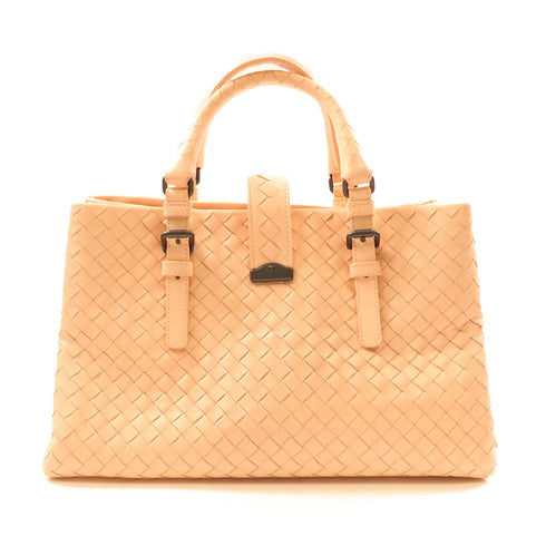 BOTTEGA VENETA BHW 2 Way Shoulder Bag Calfskin Leather Pink