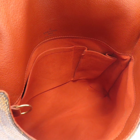 LOUIS VUITTON LV GHW Musette Shoulder Bag N51302 Damier Ebene Brown