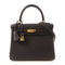 HERMES GHW Kelly 25 2 Way Bag Togo Leather Black