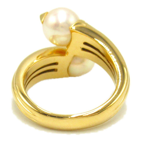 BVLGARI Passo Doppio Ring Diamond Pearl 18KYG Gold US#5.75/BVLGARI#51