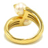 BVLGARI Passo Doppio Ring Diamond Pearl 18KYG Gold US#5.75/BVLGARI#51