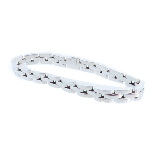 CARTIER SHW Mayon Pantail Bracelet Bangle 18K White Gold