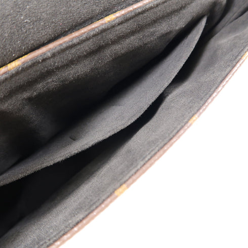 LOUIS VUITTON LV GHW Locky BB 2 Way Shoulder Handbag M44141 Monogram Brown/Black v1