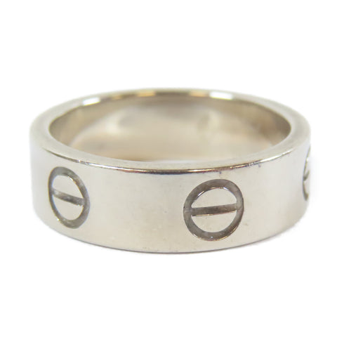 CARTIER Love Ring 18K White Gold Cartier#50 US#5