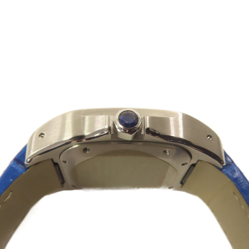 CARTIER Santos 100 Automatic Watch W20126X8 Stainless Steel White