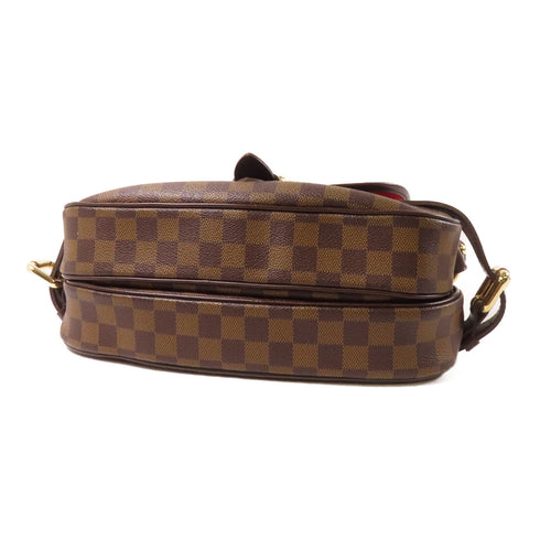 LOUIS VUITTON LV GHW Highbury Shoulder Bag N51200 Coated Canvas Damier Brown