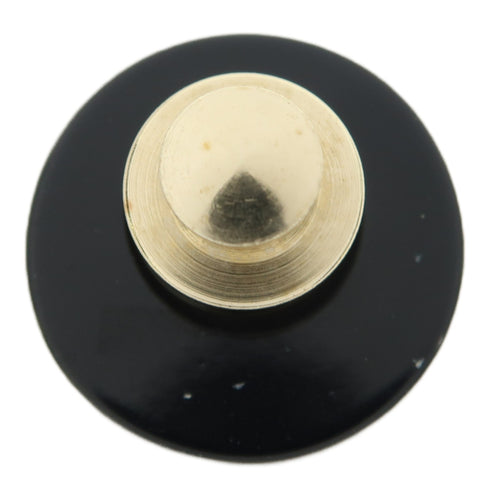 CHANEL CC PVC Brooch Black/White