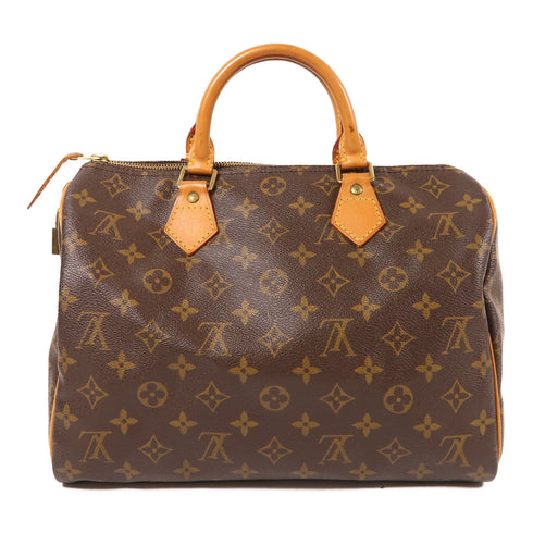 LOUIS VUITTON LV GHW Speedy 30 Hand Bag M41108 Monogram Brown v4