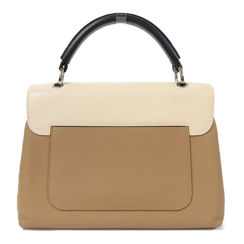 LOUIS VUITTON LV SHW Very One Handle 2 Way Shoulder Bag Calfskin Leather Beige