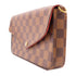 LOUIS VUITTON LV GHW Felice Pochette Chain Shoulder Bag N63032 Damier Brown v1