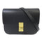 CELINE GHW Classic Box Shoulder Bag Calfskin Leather Black v1